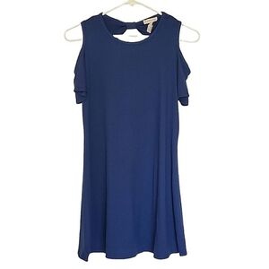 1194 * Btween Cold Shoulder Dress Blue Size 12